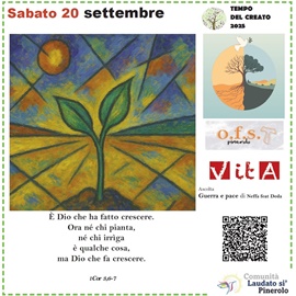 Sabato 20 settembre 2025